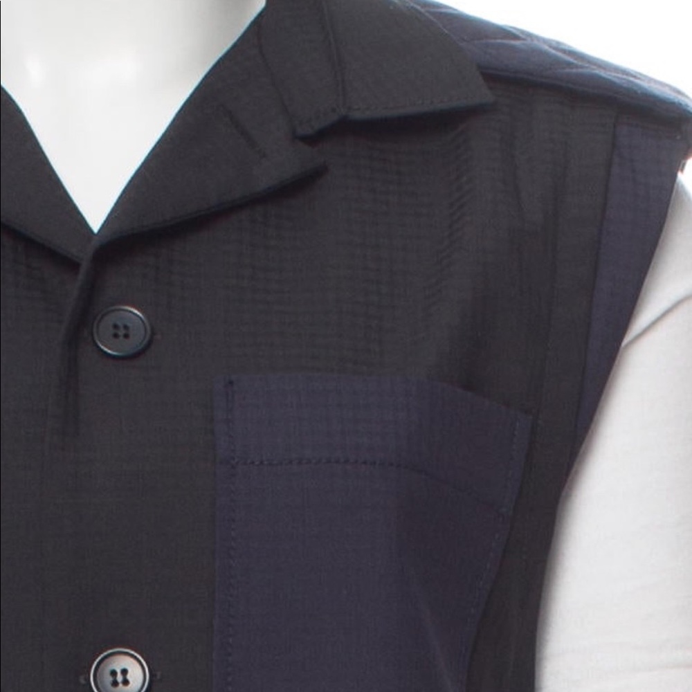 Piece D’Anarchive collared button-up vest - Picture 4 of 7